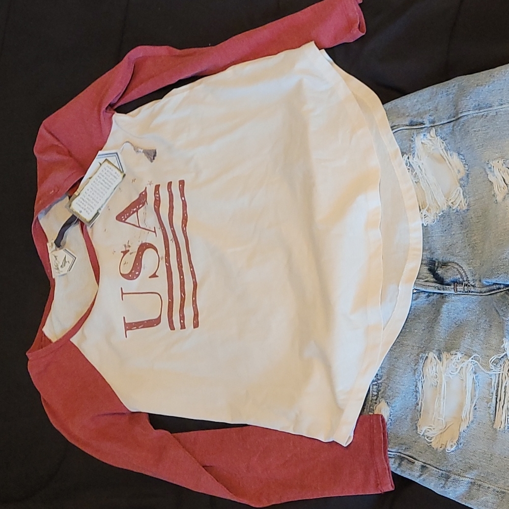 USA long sleeve top